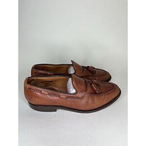 allen edmonds brookwood Loafers Tassel Men Size 9E Brown Leather